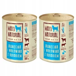 maxi-natural-karma-mokra-dla-psa-jagniecina-i-wolowina-z-burakiem-2x800g