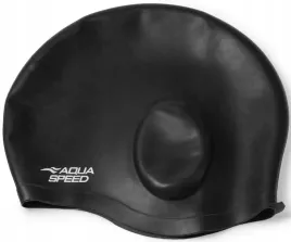 czepek-silikonowy-na-ucho-aqua-speed-ear-cap-comfort-czarny
