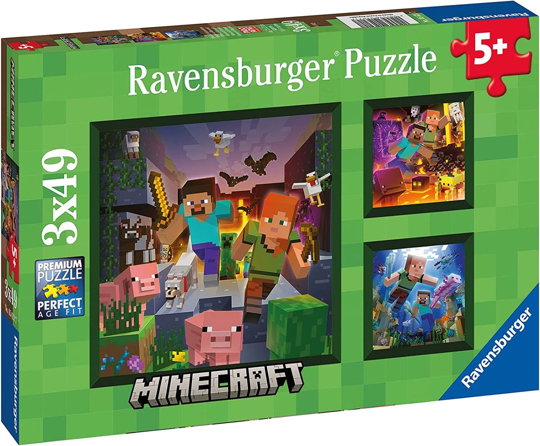 Puzzle 3 En 1 – 3 X 6 Pièces – Véhicules – Enfant – Neuf