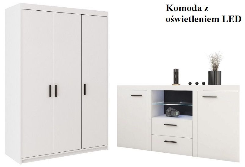 pojemna-szafa-trzydrzwiowa-duza-komoda-z-oswietleniem-led-bialy-mat-stan-nowy