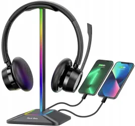 stojak-statyw-na-sluchawki-new-bee-gamingowy-podswietlenie-rgb-led-hub-usb
