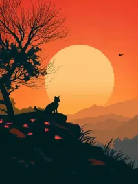 plakat-60x80cm-kocie-wzgorze