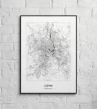 rzym-czarno-biala-mapa-50x70-stan-nowy