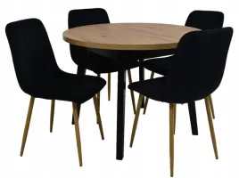 stol-okragly-100x100-130cm-artisan-4x-krzeslo-tapicerowane-welur-czarny