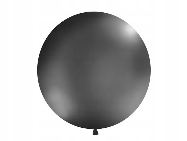balon-okragly-pastel-black-1m-material-lateks