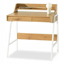 skandynawskie-biurko-z-nadstawka-z-blatem-debwym-na-bialej-ramie-borr