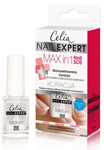 Celia Nail Expert Skocentrowana Kuracja Do Zniszczonych Paznokci 10ml Erli Pl