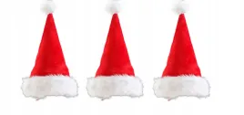 3x-czapka-mikolaja-czapka-swietego-mikolaja