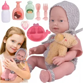 laleczka-bobas-zestaw-z-misiem-akcesoria-czapeczka-smoczek-ubranko-butelki