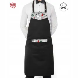 fartuch-kelner-kucharz-czarny-xmas-design-white