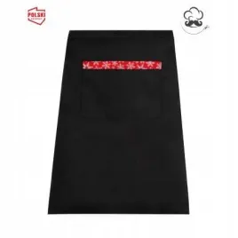 zapaska-kelnerska-krotka-czarna-xmas-red-kieszonka-pl