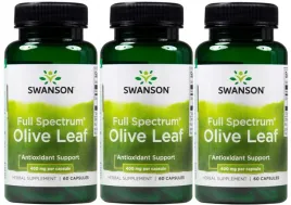 3-x-swanson-fs-olive-leaf-400mg-60kaps-oleuropeina-polifenole-odpornosc