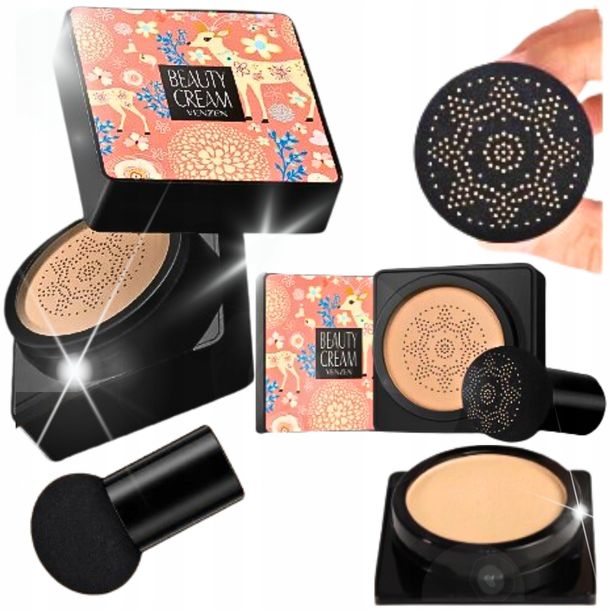 ﻿PUDER DO TWARZY W KREMIE MAGICZNE DZIŁANIE PODKŁAD VENZEN PUDER NAWILŻA
