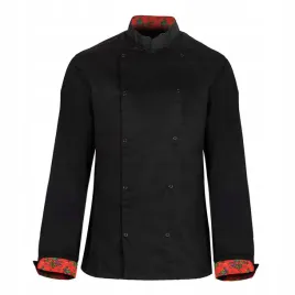 bluza-kucharska-czarna-goralski-folk-rekaw-dlugi-roz-xxl