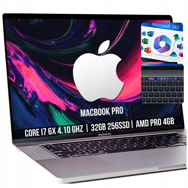Macbook Pro 15! Laptop Apple 32GB RAM Core i7 +Pro 555 | TouchBar&OFFICE!