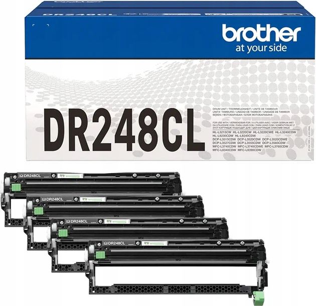 ﻿Bęben Brother DR248CL DR-248CL 4szt do L3220 L3520 L3560 L3740 L8230 L8340