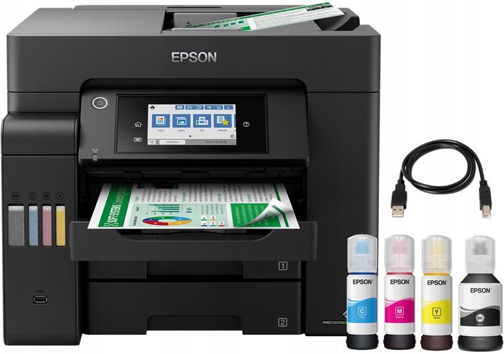 Urządzenie wielof. kolor EPSON EcoTank L6550, 2-stronny druk i skan + USB