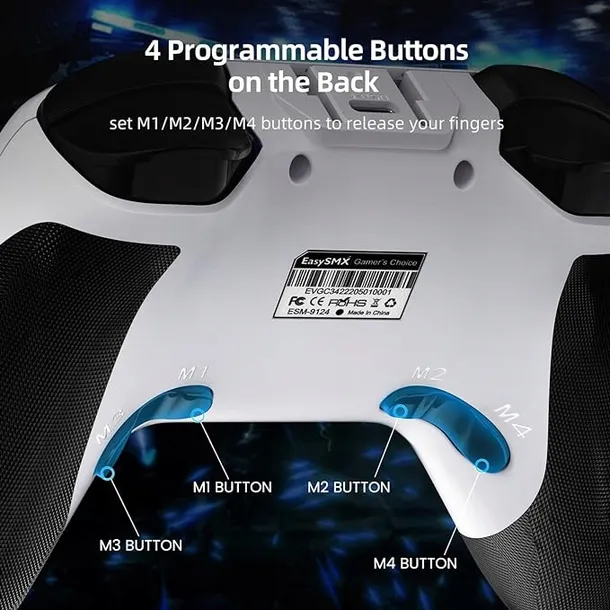 bezprzewodowy-kontroler-switch-android-ios-pc-z-programowalnymi-przyciskami-kolor-bialy