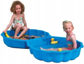 piaskownica-lub-basen-plastikowa-xxl-2w1-muszelka-zamykana-niebieska