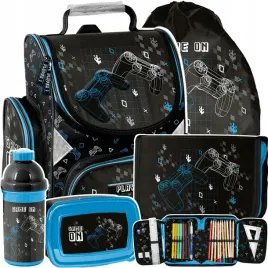 tornister-szkolny-zestaw-5-elem-dla-chlopca-gracza-pady-gry-game-paso