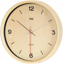 zegar-scienny-tarczowy-klasyczny-kwarcowy-30-cm-jasny-braz-tsa0048