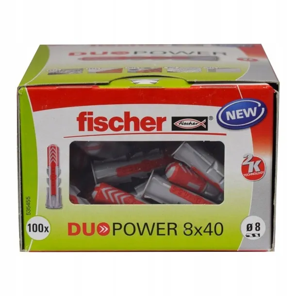 fischer-kolek-duopower-8x40-100szt-rodzaj-kolki