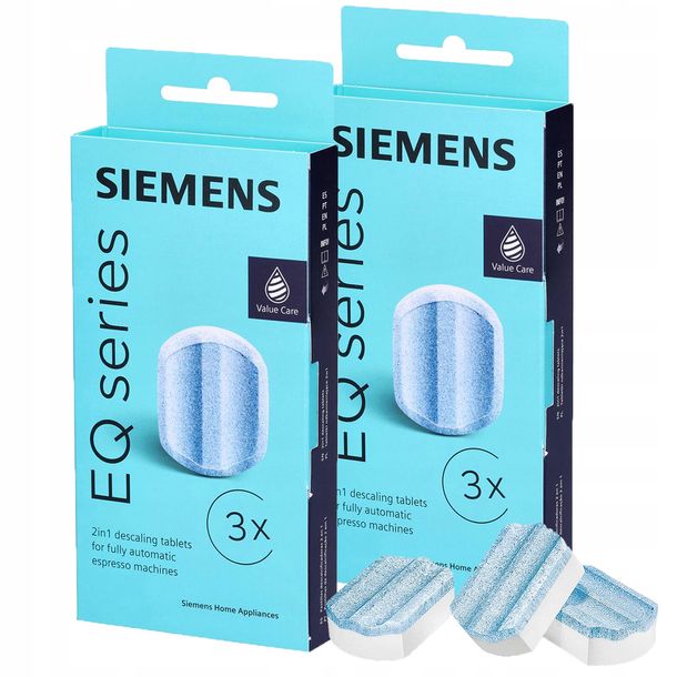 2x Odkamieniacz Tabletki do ekspresu Siemens EQ6 Plus S700 S500 TE651209RW