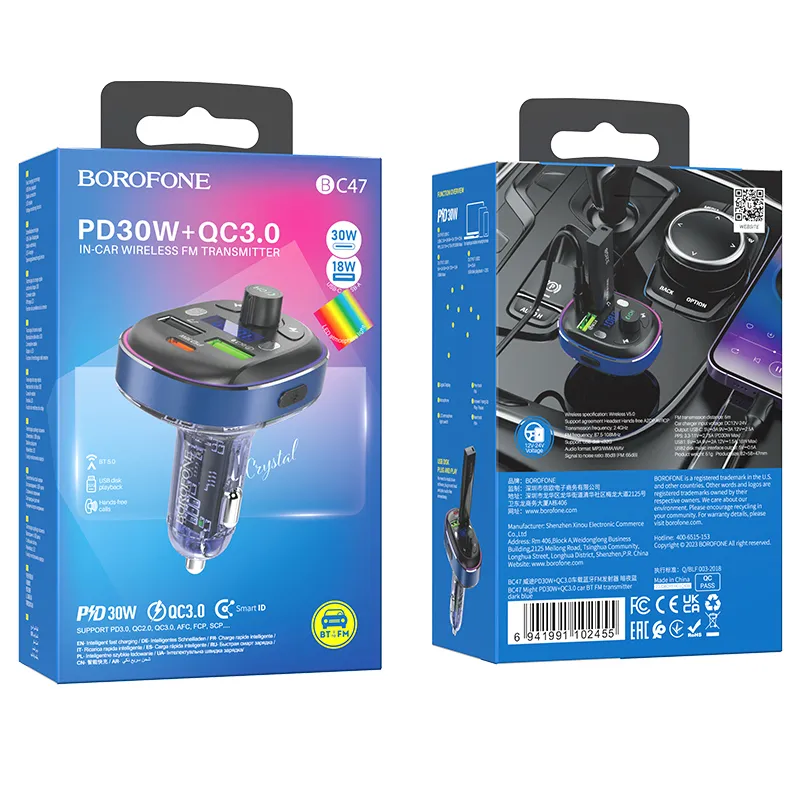 borofone-transmiter-fm-bc47-might-mp3-bluetooth-2xusb-typ-c-qc-3-0-1