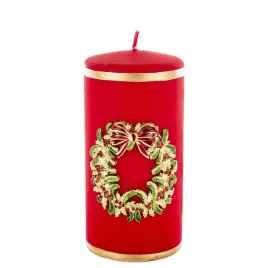 czerwona-tradycyjna-swieczka-parafinowa-z-wiankiem-walec-fi7-x-14-cm