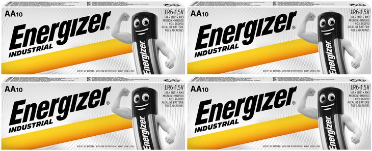 40x Mocna Bateria ENERGIZER Industrial LR6 AA R6 EN91 1,5V