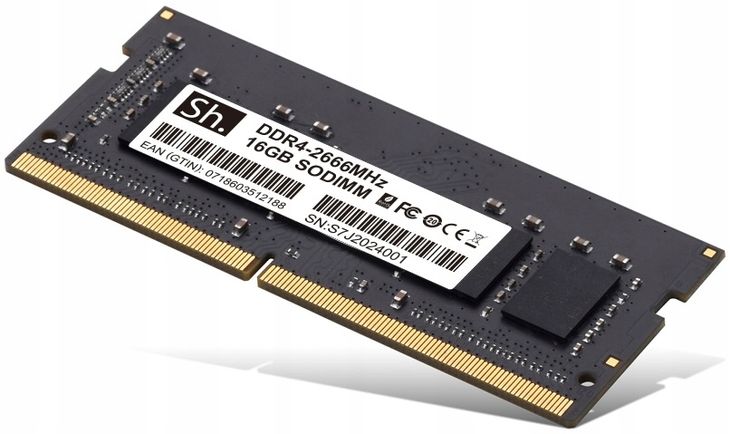 ﻿Pamięć RAM do laptopa Sh. DDR4 SODIMM 2666mHz 16GB