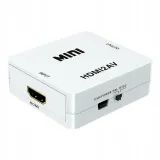 adapter-konwerter-hdmi-do-av-rca-cvbs-cinch-stan-nowy