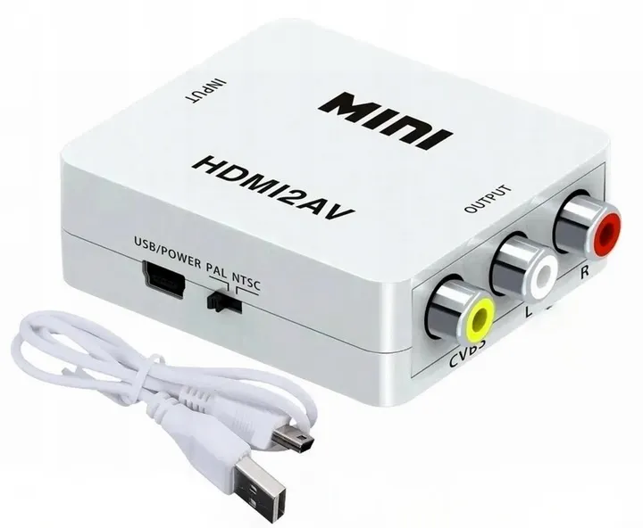 adapter-konwerter-hdmi-do-av-rca-cvbs-cinch-stan-nowy