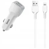 ladowarka-samochodowa-hoco-z23-2xusb-kabel-do-apple-iphone-stan-nowy