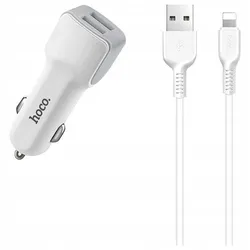 ladowarka-samochodowa-hoco-z23-2xusb-kabel-do-apple-iphone-stan-nowy