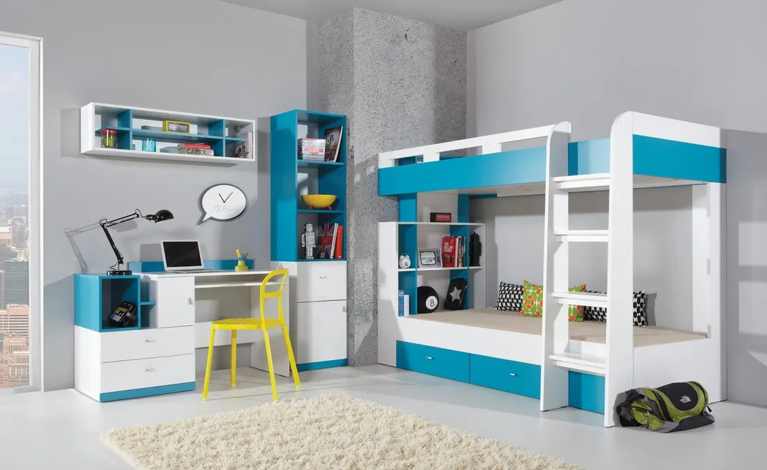 lawa-stolik-80-cm-bialy-turkus-system-mo16-stan-nowy