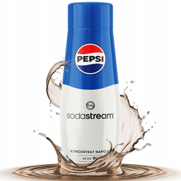 SYROP KONCENTRAT PEPSI COLA DO SATURATORA SODASTREAM 9L NAPOJU z 440ml