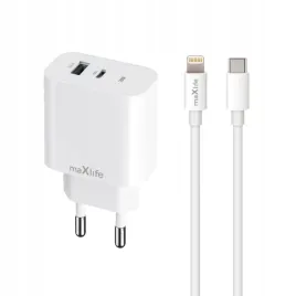 maxlife-ladowarka-sieciowa-pd-qc-mxtc-06-1x-usb-c-1x-usb-20w-biala-kabel