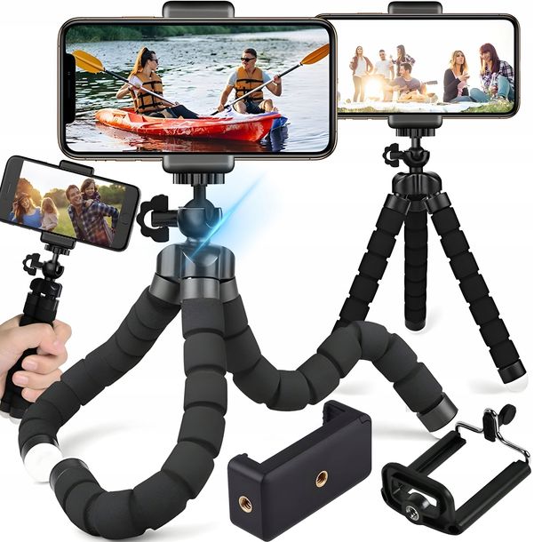 ELASTYCZNY UCHWYT NA TELEFON SELFIE STATYW TRIPOD