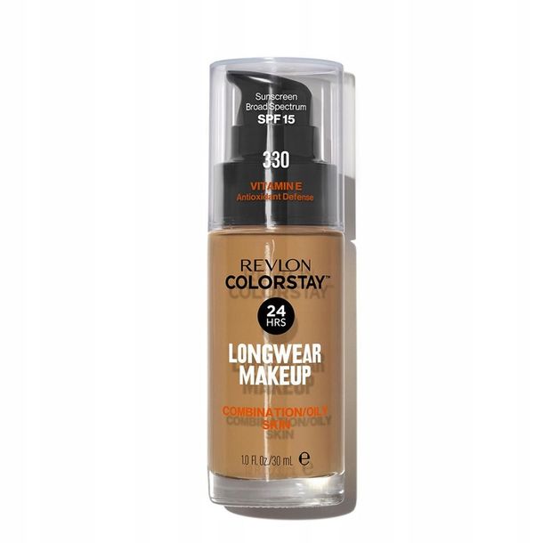 Zdjęcia - Podkład i baza pod makijaż Revlon ﻿Podkład  Colorstay Cera Mieszana Tłusta 330 Natural Tan 30ml 