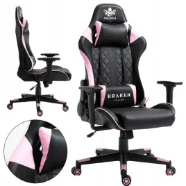 fotel-gracza-gamingowy-obrotowy-na-kolkach-do-biura-biurowy-rozowy-ecoskora