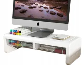 polka-podstawka-pod-monitor-z-szufladkami-biala-nadstawka-na-biurko-rk2