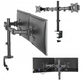 podwojny-uchwyt-biurkowy-obrotowy-do-dwoch-monitorow-13-32-regulacja-3d
