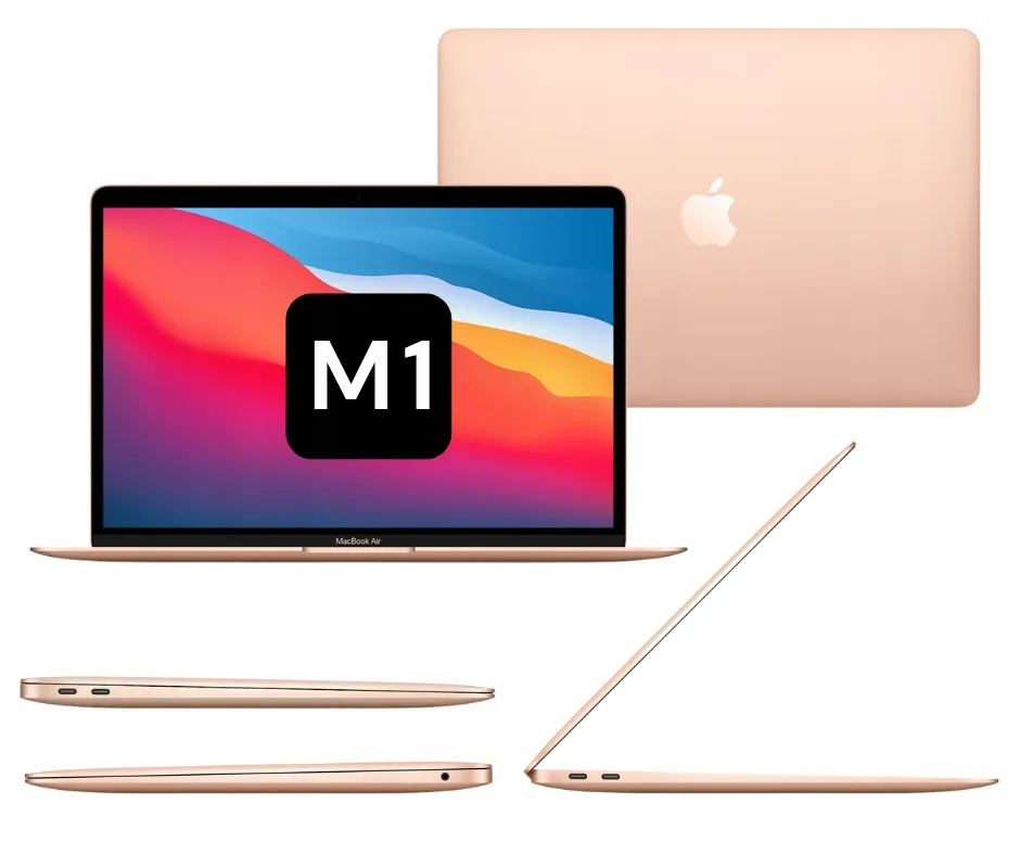 Laptop Apple MacBook Air 13 M1 8GB 256SSD Retina złoty GOLD