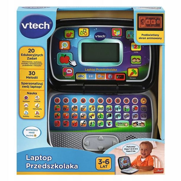 Zdjęcia - Zabawka edukacyjna Vtech Laptop przedszkolaka  61489 