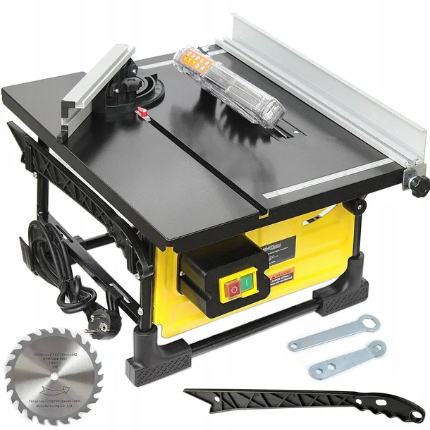 MOCNA KRAJZEGA PIŁA STOŁOWA PILARKA do drewna drzewa 2000W 16mm+Tarcza