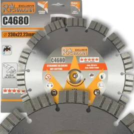 tarcza-diamentowa-ciecia-betonu-zbrojonego-cegly-dachowki-sucho-230x2223mm