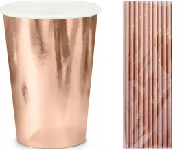 kubeczki-papierowe-slomki-rose-gold-120-sztuk