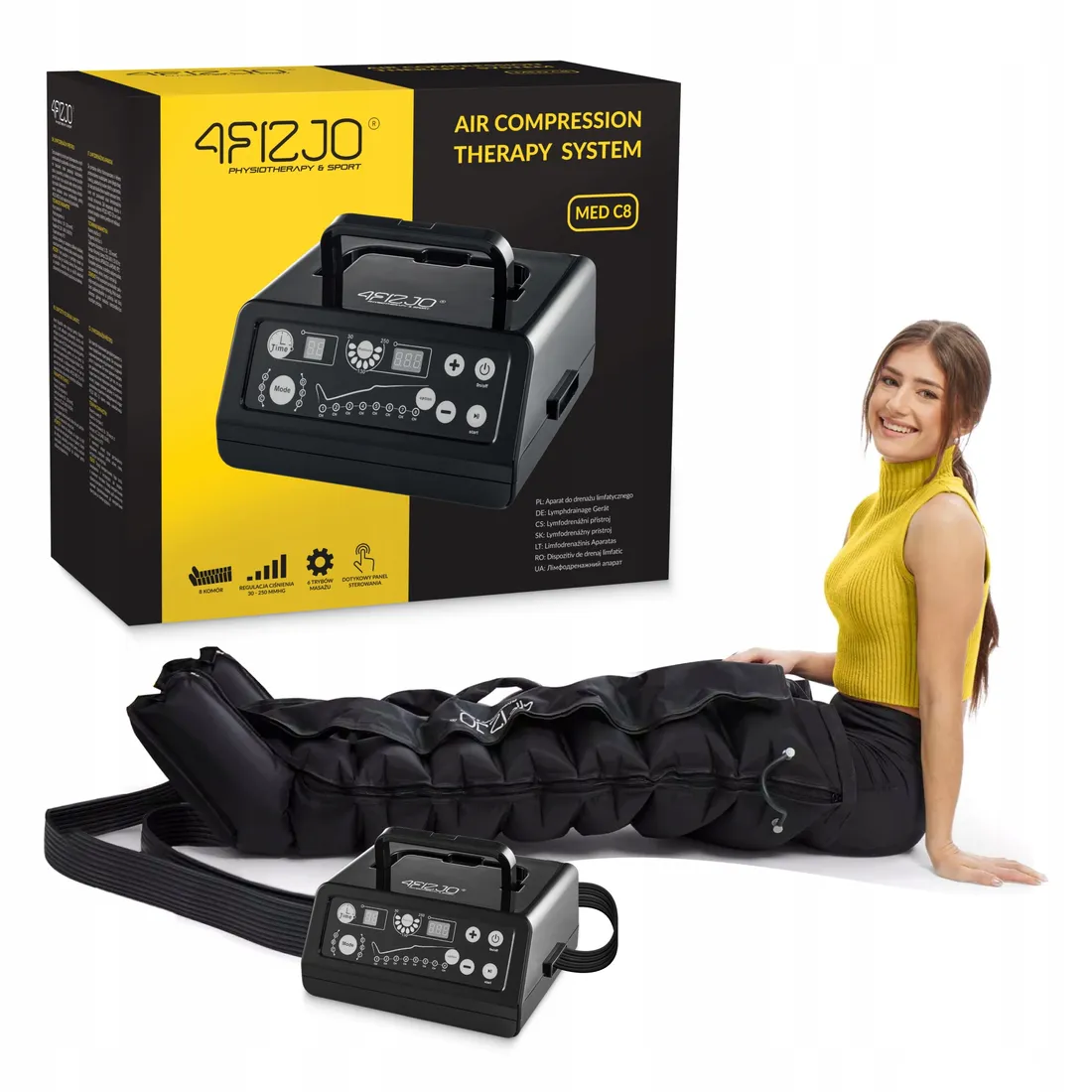 APARAT DO DRENAŻU LIMFATYCZNEGO URZĄDZENIE NOGAWKI UNIWERSALNY MED