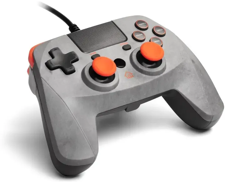 snakebyte-game-pad-4-s-rock-grey-orange-sposob-podlaczenia-przewodowy